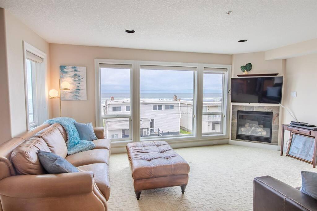 Rockaway Oceanview Condo,Steps To The Beach & Downtown,W&D, Wifi Rockaway Beach Exterior foto
